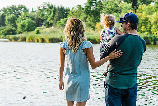 Family in Camrose